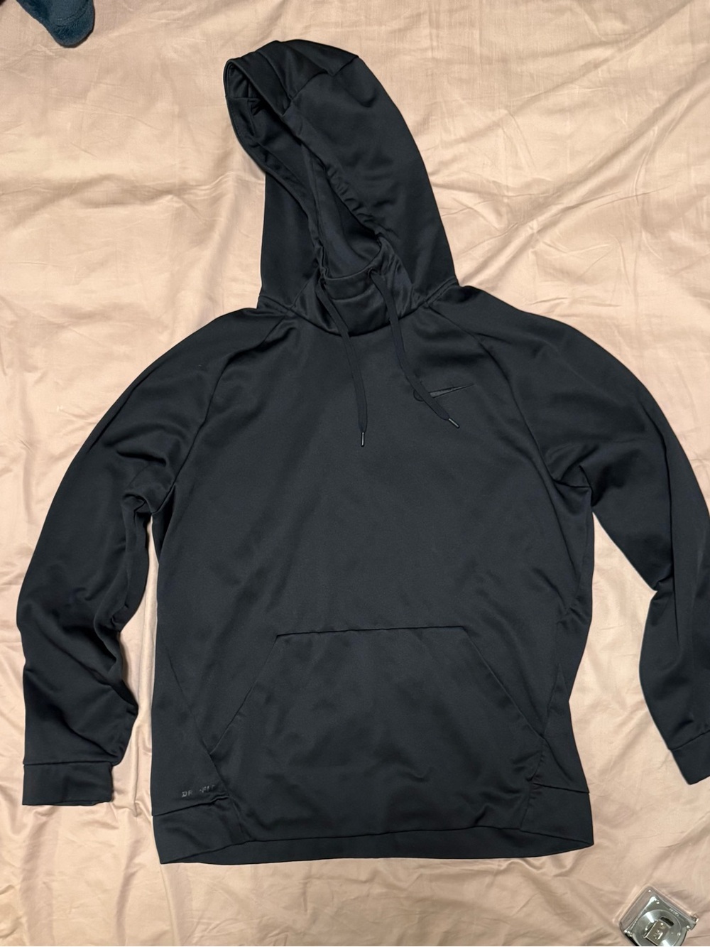Nike Black Dri-FIT Hoodie with Subtle Logo